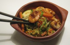 crispy shrimp noodles