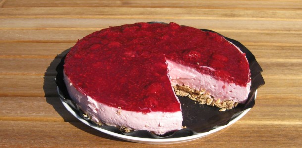 hindbærcheesecake
